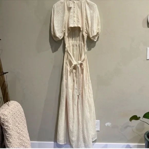 Anthropologie Verb Lace Cutout Maxi dress s 10